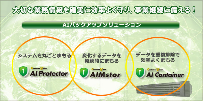 AIバックアップソリューション